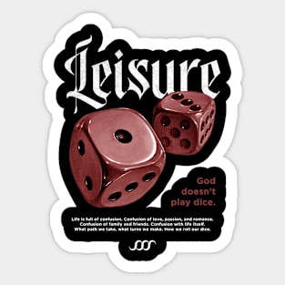 Leisure Modern Streetwear Sticker